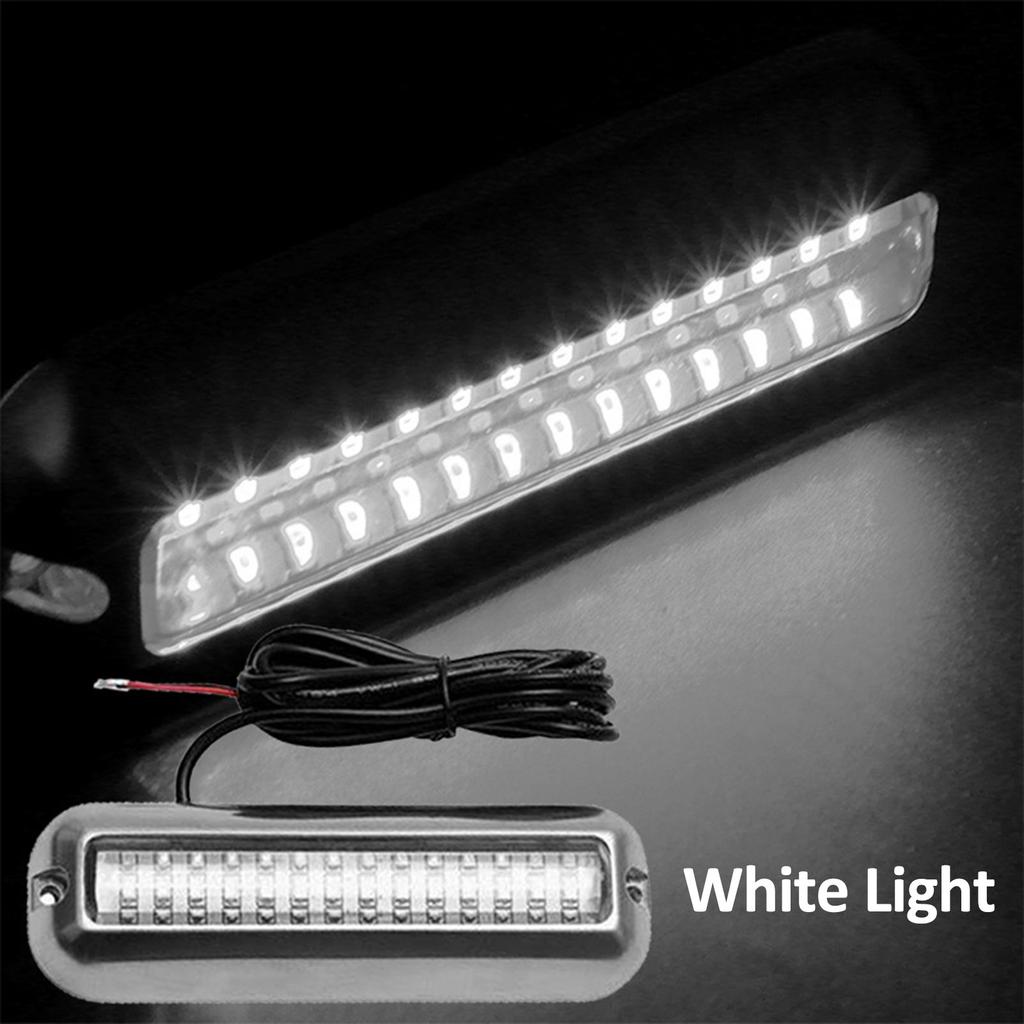 LED Φως σκάφους, 42 LED Αδιάβροχο 316 από ανοξείδωτο ατσάλι υποβρύχιο φως για τραβέρσα σκάφους γιοτ