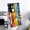 Watercolors Set Paint Palette Soft Phone Case For Samsung Galaxy S26 Ultra S25 Edge S24 FE S23 Plus S22 S21 + S20 Plating Anti-F