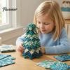 Educational Ocean Crafting Kits 2PCS DIY Quilted Sewing Christmas Tree Kit, Whale+Crab/Turtle+Octopus Marine Theme, Artistic Party Activities for Kids