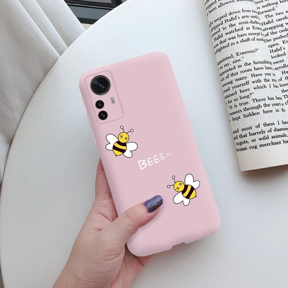 For Xiaomi 12 Lite 6.55'' Case Lovely Cat Cactus Soft Silicone TPU Back Cover For Xiaomi 12 Lite 5G 12Lite Phone Case Bag Shells