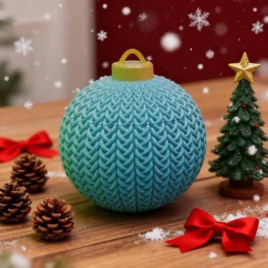 Vánoční koule ozdoba imitace háčkování slavnostní strom ozdoby vnitřní venkovní sváteční dekor