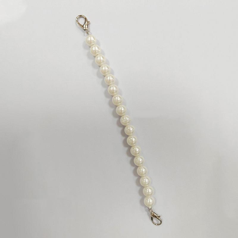 Pearl Bag Handbag Chain Carrying Short Shoulder Strap Large White Pearl Phone Chain Lanyard Diy