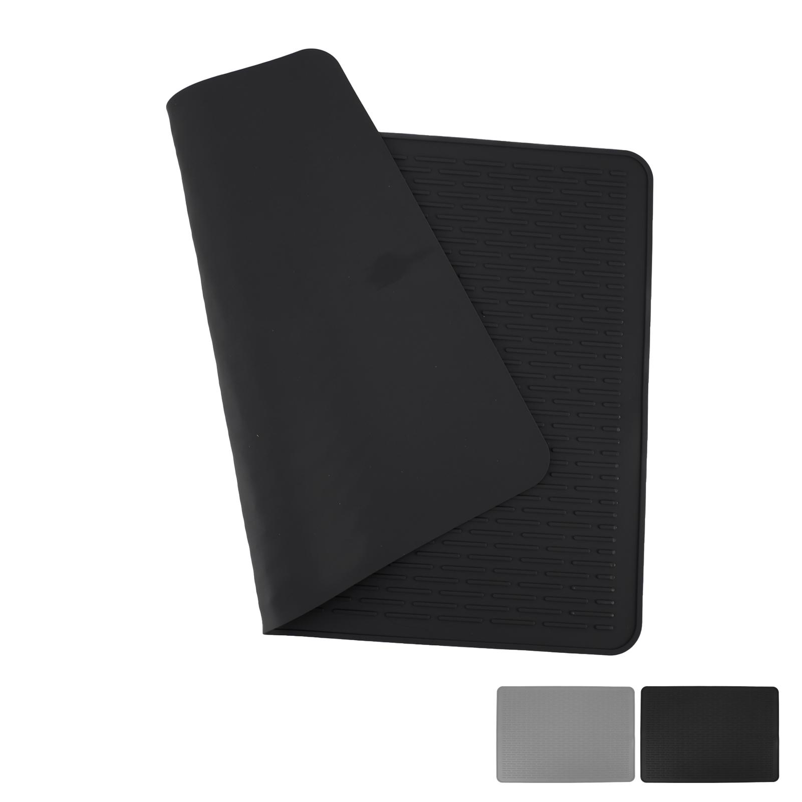 Коврик для сушки посуды Силиконовый нескользящий термостойкий коврик для мытья посуды — фото 7