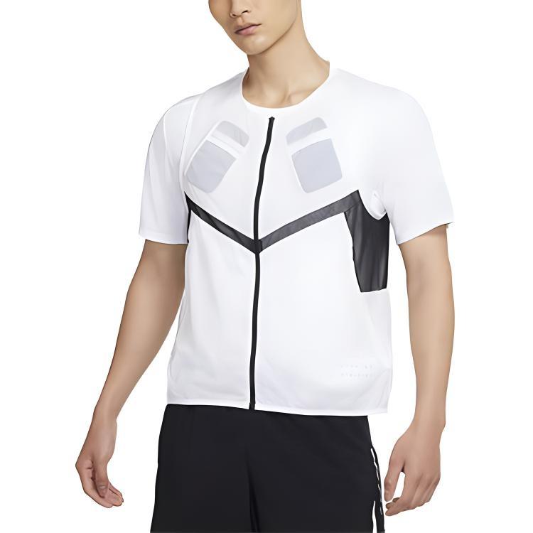 Nike Vests Men's White Crew Neck Moderate Other DA1320-100