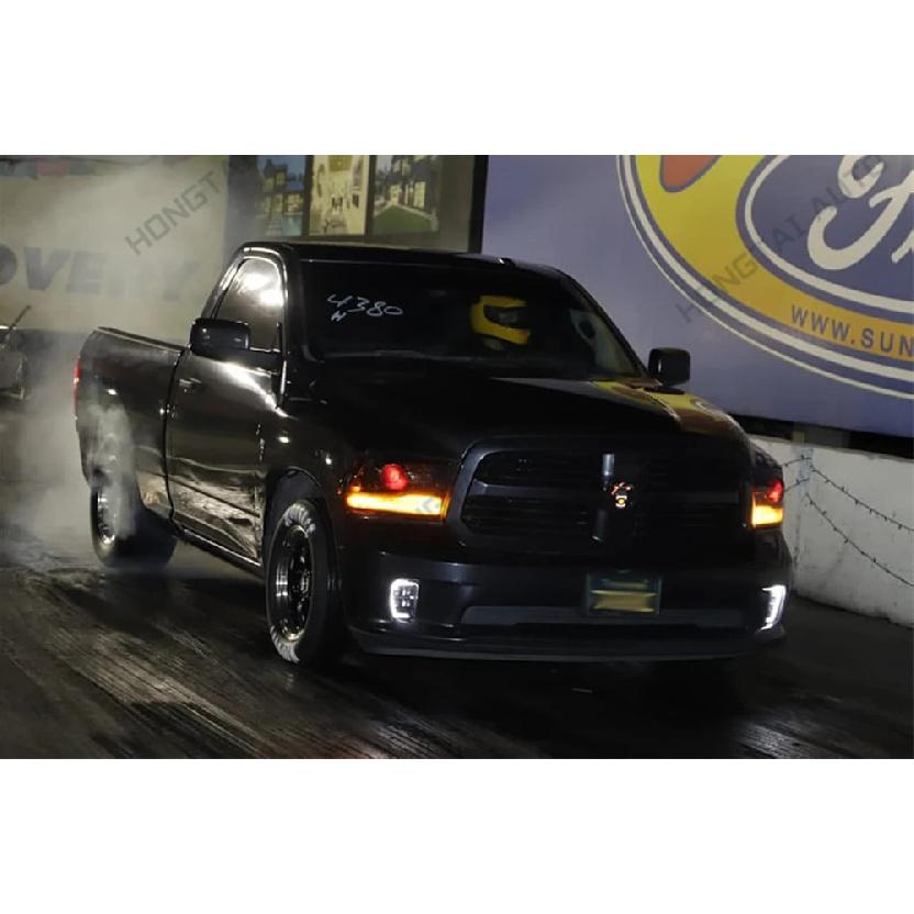 LED Fog Lights For Dodge Ram 1500 2013 2014 2015 2016 2017 2018 Ram Classic 2019-2022 LED DRL Fog Lamp Daytime Running Light
