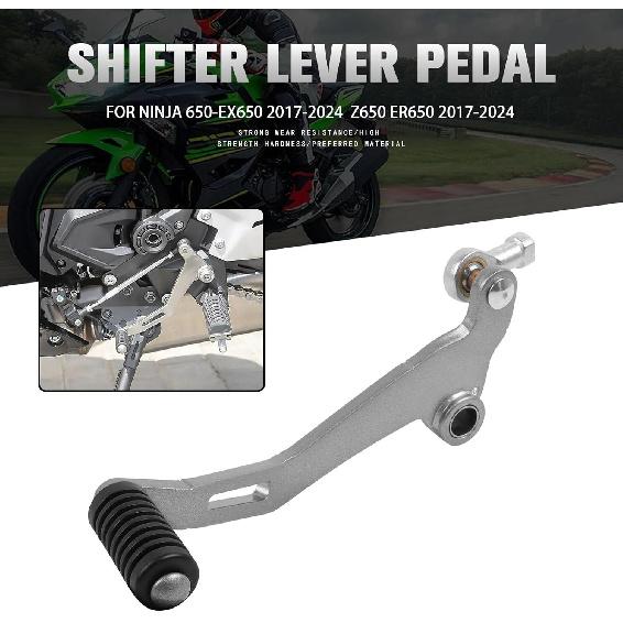 Motorrad Gangschalthebel Schalthebel Pedal Ersatz für Kawasaki Ninja 650 2017-2026 Ninja 650 ABS 2017-2025 Z650 17-22 Z650 ABS 19-23 Z650RS