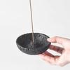 Cement Cement Incense Burner Concrete Texture Plug in Incense Stick Stand Planetary Style Multi-functional