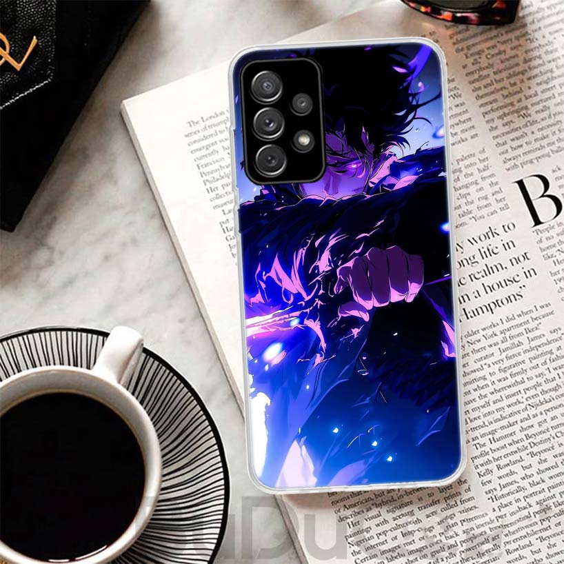 Anime S-Solos L-Levelings Cover For Samsung Galaxy A52 A42 A32 A22 A12 A50 A51 Phone Case A70 A71 A40 A41 A30S A31 A20E A21S A10