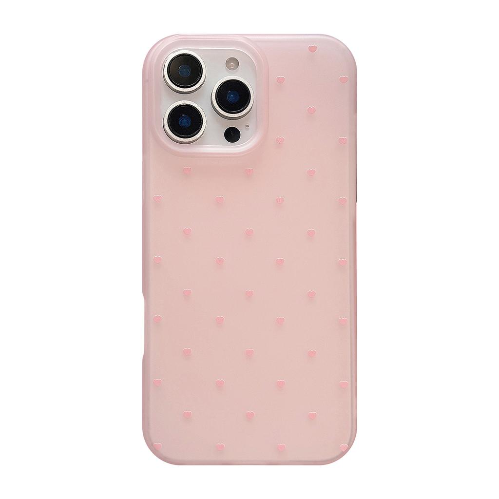 Ins Small Love Applies To Apple 16 Mobile Phone Case 17pro Max Gentle Iphone14 Korean 13 Clear Feeling 11