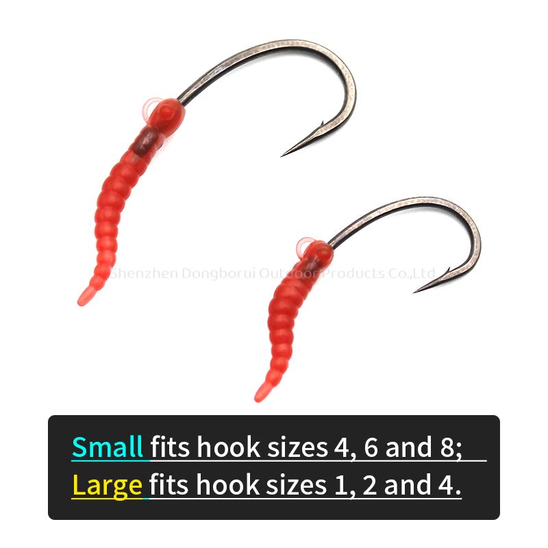 21pcs Carp Fishing Accessories Kit Worm Aligner Ring Swivel Hook Bead Size S L Small Fits Line Aligner Hook Sleeve For Carp Fishing Tackle
