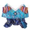 Korean Traditional Hanbok Pet Outfit With Embroidery Silk Dress Pants Dogs Cats Small Pets