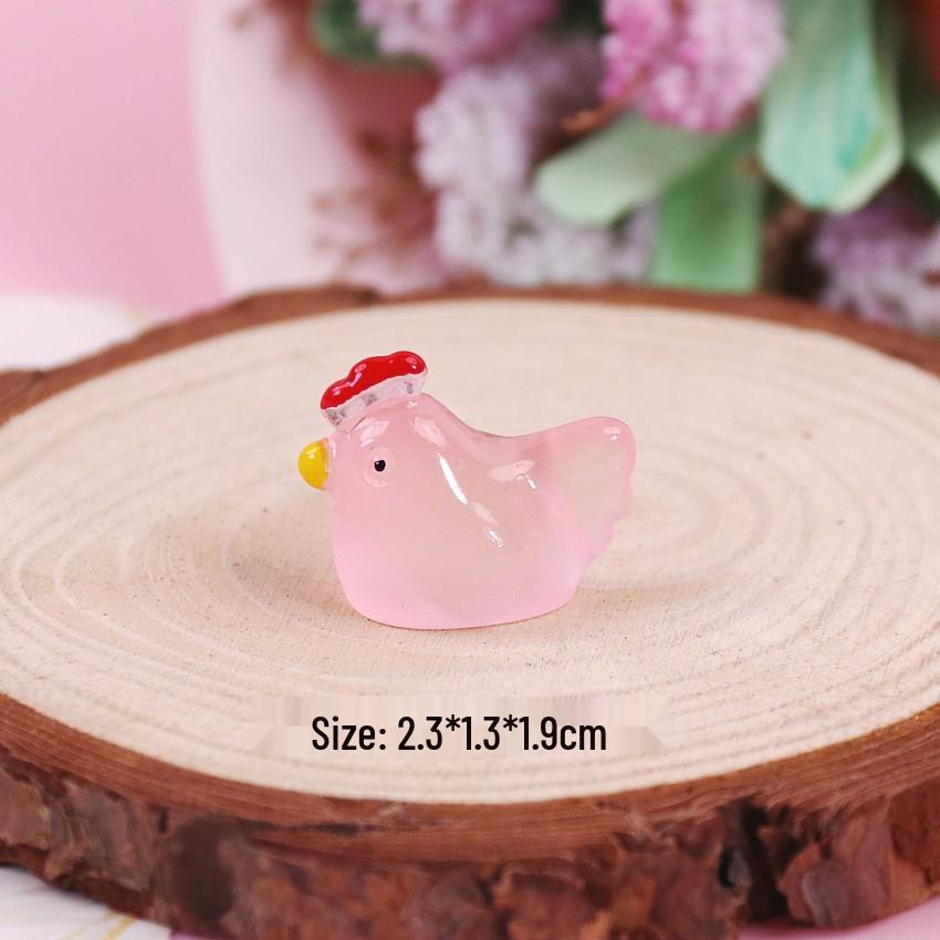 DIY 3D Luminous Chick Resin Ornaments: Micro Landscape and Photography Props with Small Animal Designs