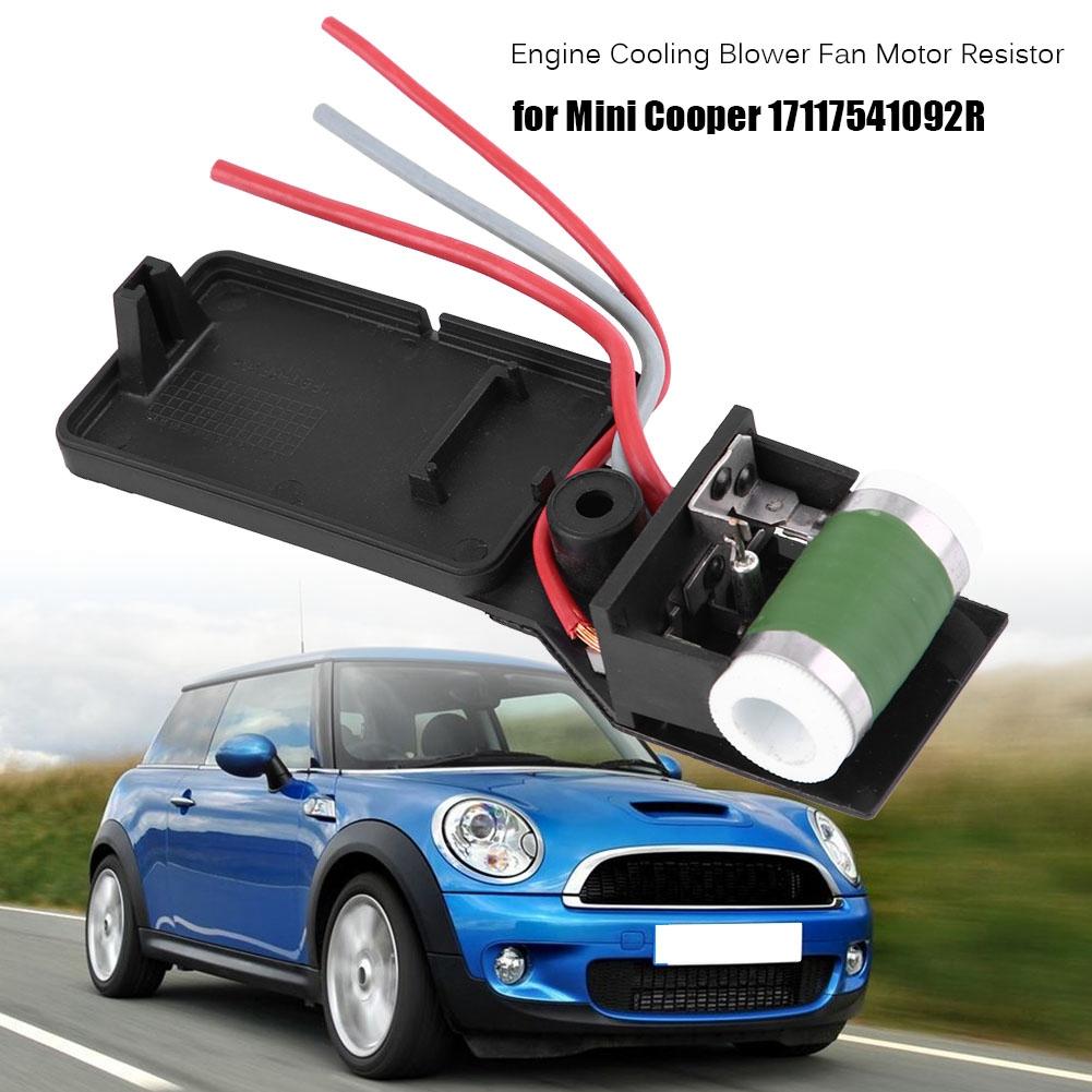 Engine Cooling Blower Fan Motor Resistor for Mini Cooper 17117541092R