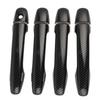 Exterior Door Handle Cover Trim Carbon Fiber Style Decor Molding Set Replacement for Subaru Legacy
