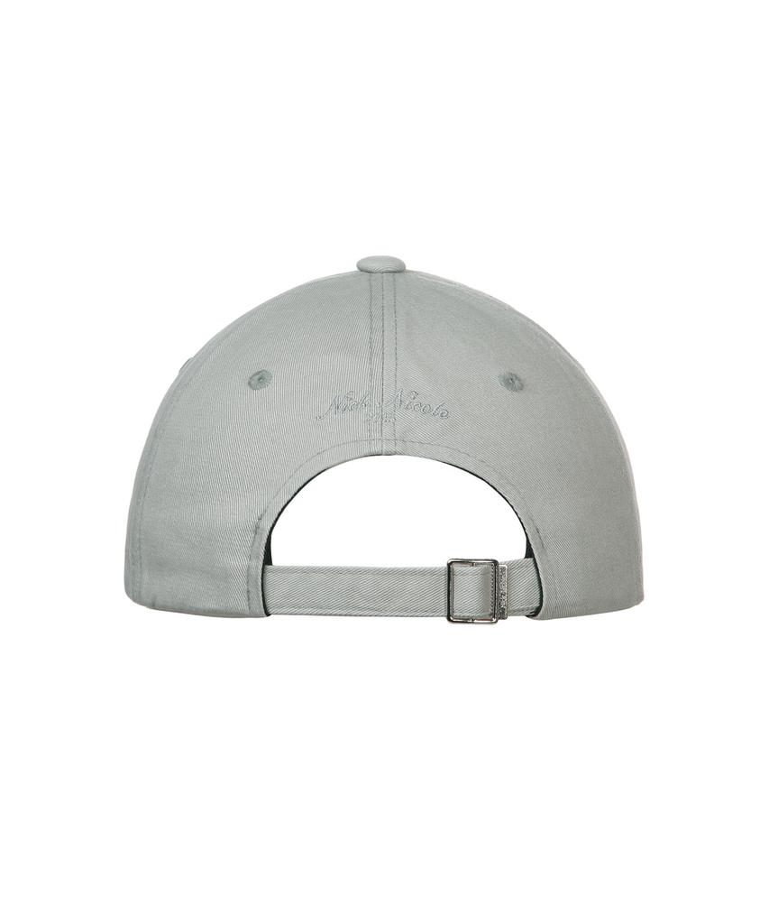 Nigaennikol Nicole Lettering Ball Cap_Gray