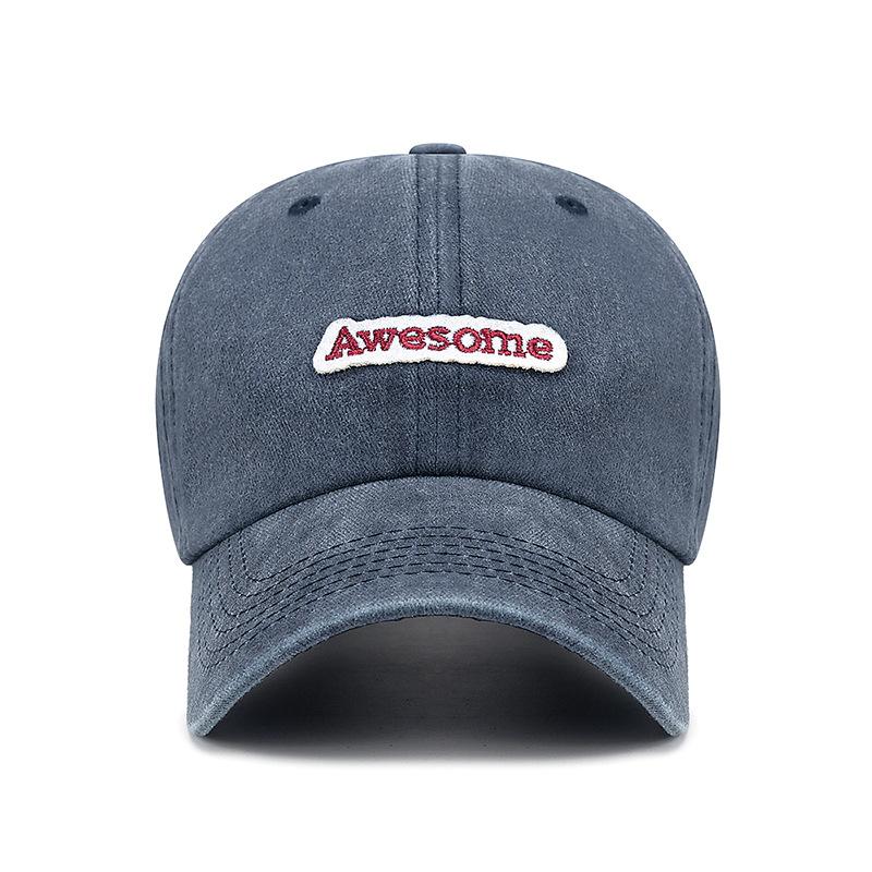 Baseballmütze mit Buchstabenstickerei für Herren, Sonnenschutz, Snapback-Hut, Sonnenblende, Fischerhut, Schirmmütze