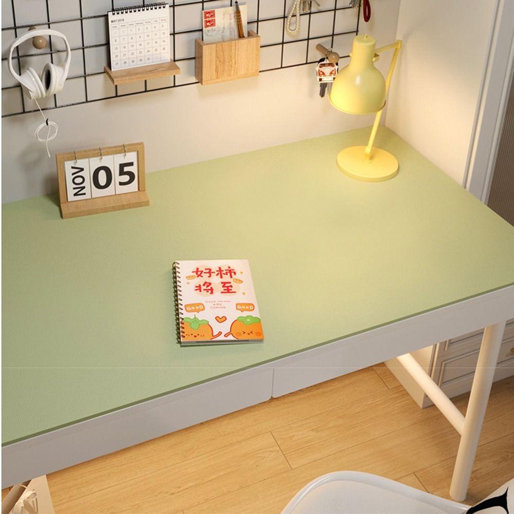 Oilproof Oilproof Table Cloths Waterproof Computer Desk Mat PU Leather Table Cover  Gamer Keyboard