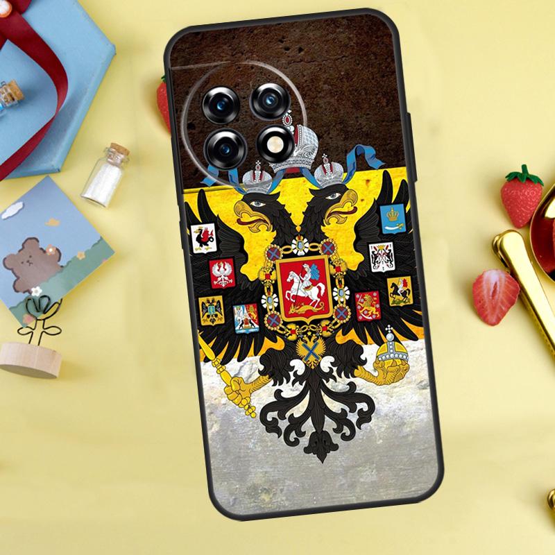 Russian Empire Coat of Arms Case For OnePlus 10 Pro 8 9 11 Ace 8T 9R 10R 10T OnePlus Nord CE 2 3 Lite 2T N10 N20 Cover