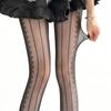 Niche Design Double-Layer Organ Pleated Lace Socks Pantyhose Black Silk Summer Ruffle Lace Thin Socks And Bottom Socks