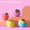 100G Salt Bath Bombs Plants Extract Essential Oils Handmade Fizzies Ball Dry Skin Moisturizing Aromatherapy Shower Ball Women Spa