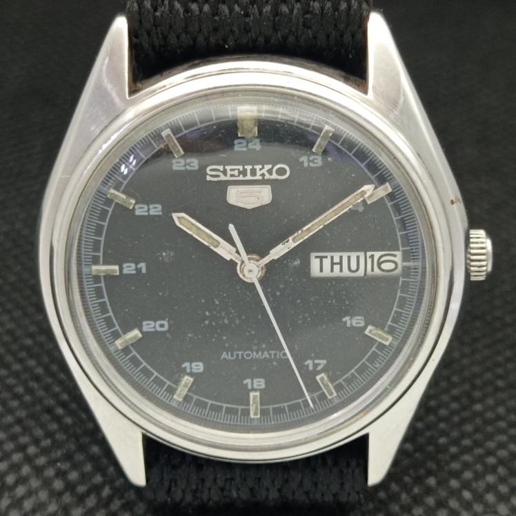 MONTRE VINTAGE SEIKO 5 AUTO 6309A JAPON POUR HOMMES CADRAN ORIGINAL 608g-a316390-9 SKU608g-a316390