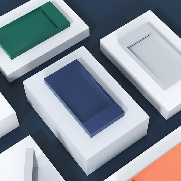 Simple Countertop Soap Dishes with Hidden Drain Hole Bathroom Soap Storage Box