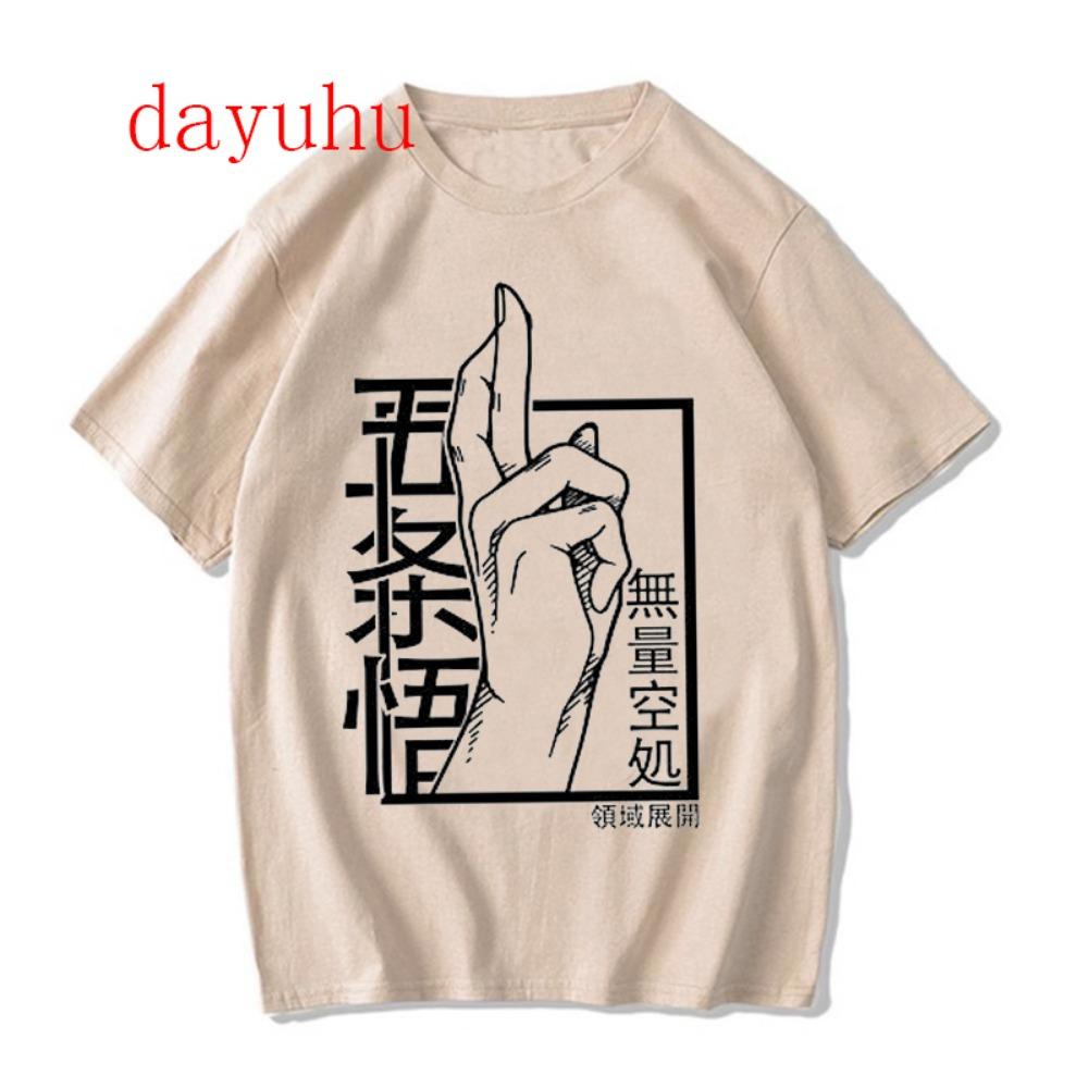 

Harajuku Tshirt Manga Japanese Anime Jujutsu Kaisen T Shirt Gojo Satoru Tops Yuji Itadori Graphic Tees Cool Unisex T-shirt XS