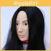 Halloween Ghost House Prop With Long Hair Girl Head For Spooky Decorations