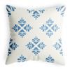 Blue and White Porcelain Style Pillow Cover Retro Home Bedside Wooden Sofa Pillow Cover Cotton Linen Polyester Living Room Chair Cover
