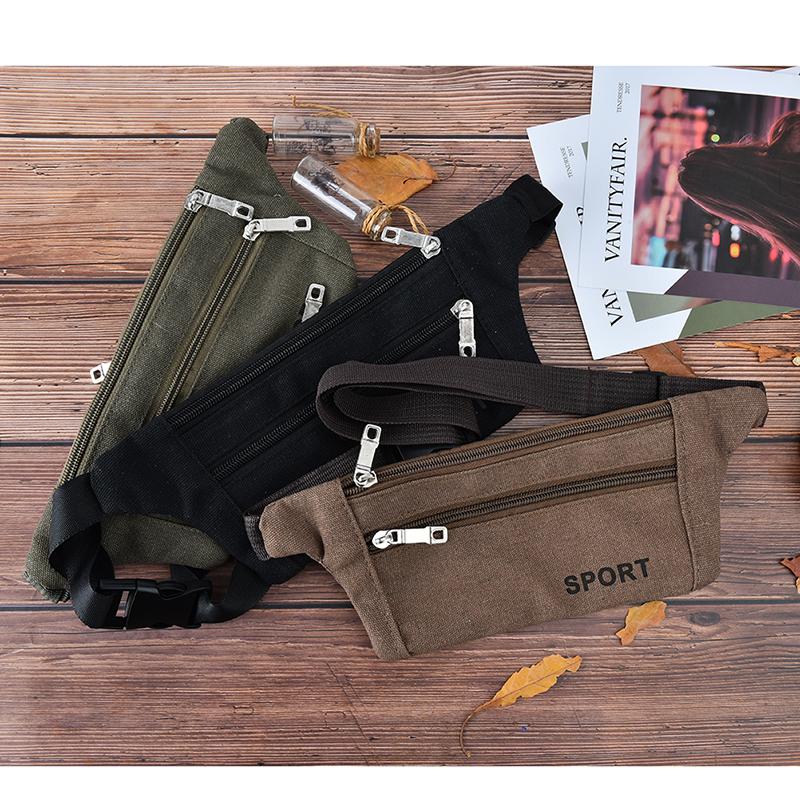 1 stk X lerret og løpepakke med stor kapasitet Camping Sport Vandring Zip Bag