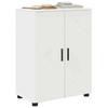 Bathroom Cabinet White 60 X 35 X 80 Cm Engineered Wood Metal