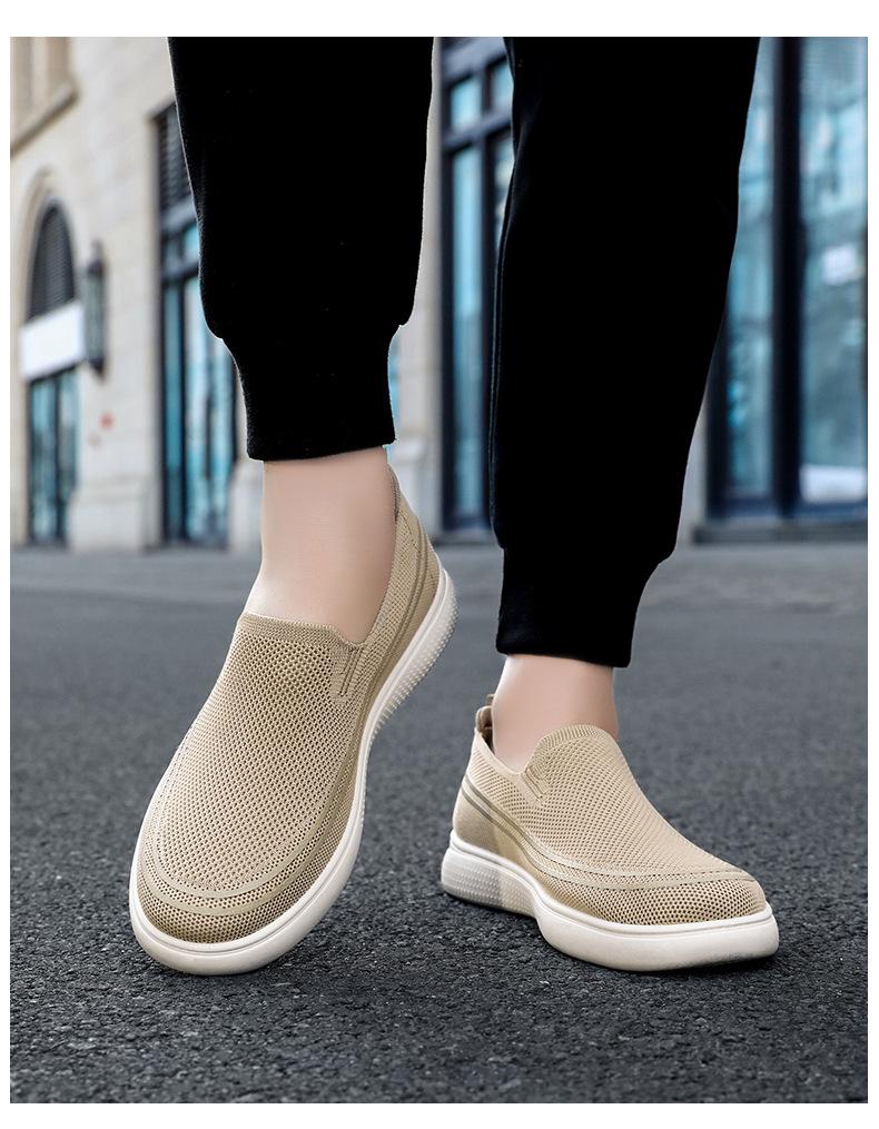 Men's Slip-On Casual Summer Sneakers, Plus Size Old Beijing Cloth Shoes