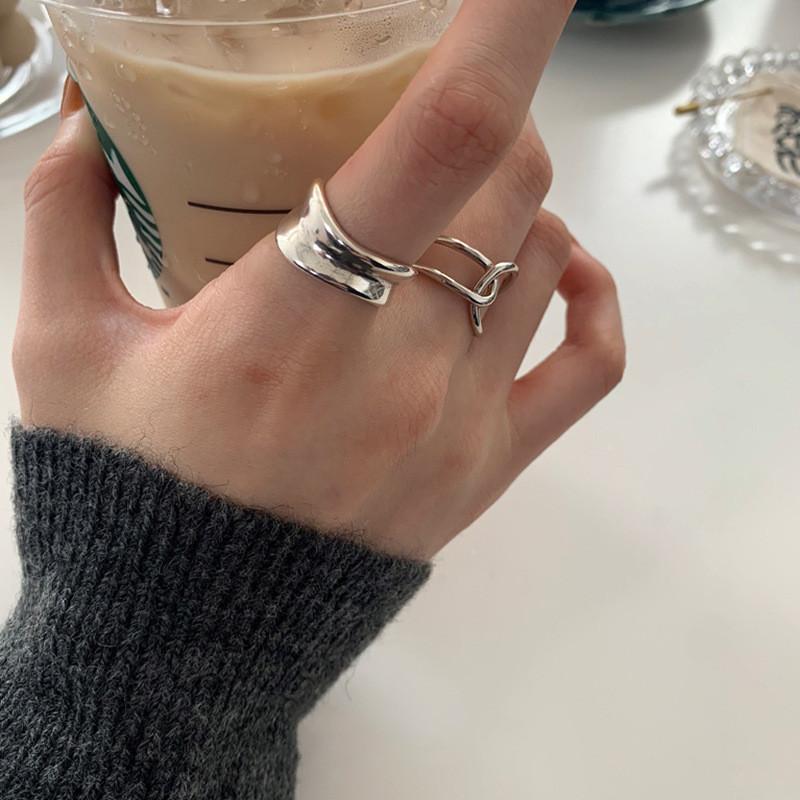 Geometric Copper Sophisticated Ring For Women With Adjustable Fit Perfect For Trendy Outfits