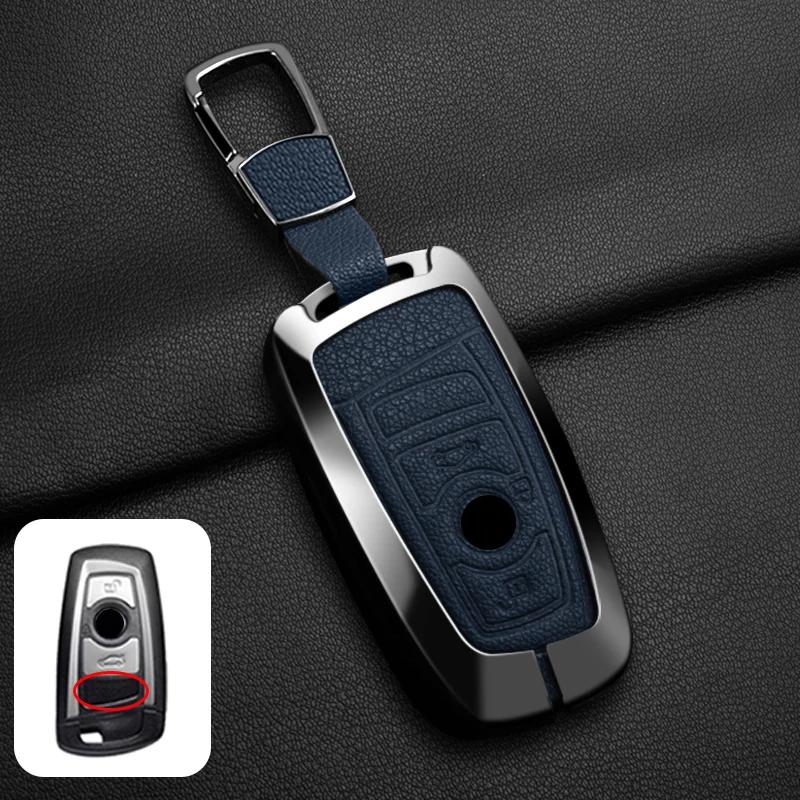 Interior Mouldings Car Zinc Alloy Key Case Cover Holder For BMW F30 F20 F10 F18 F22 F01 X3 X4 F06 F02 M3 M5 Protector Auto Keych