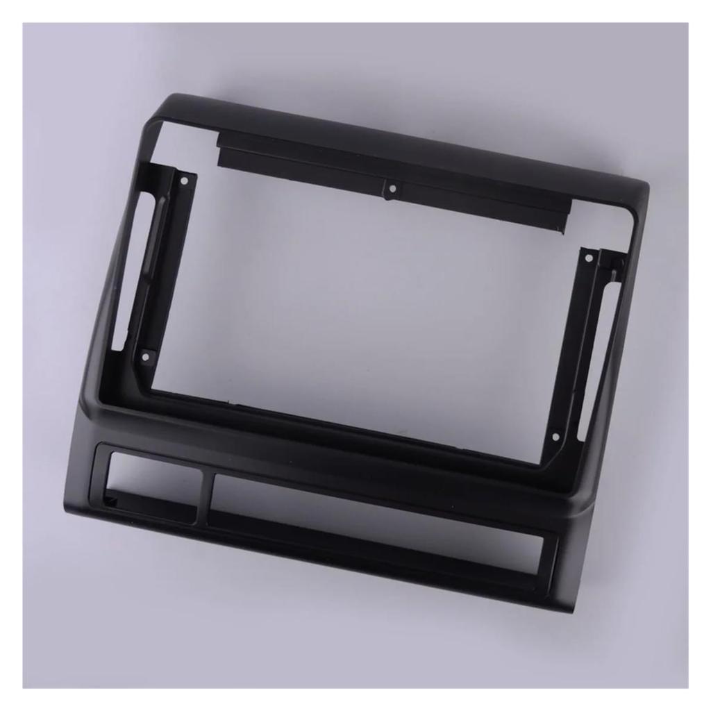 Car Interior Car Dash Stereo Radio Face Panel Frame Trim 2DIN 9" Black ABS
