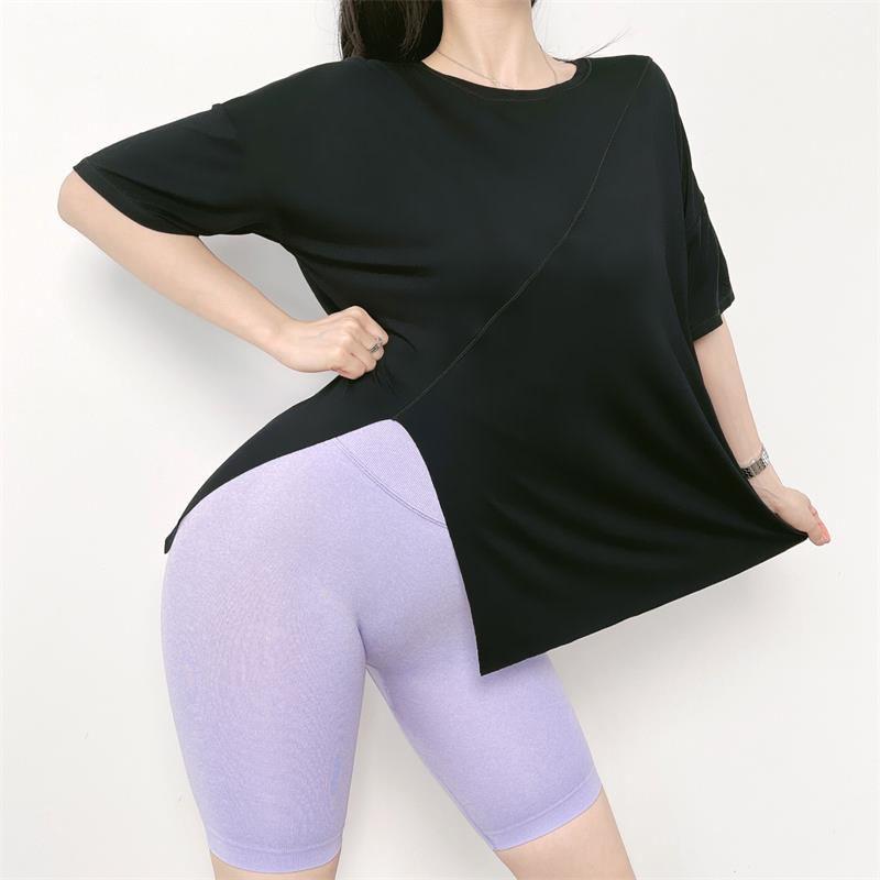

Sports Quick-Drying Top Women s Summer Slimming Fitness Running T-shirt Loose Blouse Short Sleeve Breathable Quick-Drying T-shirt Yoga Clothes