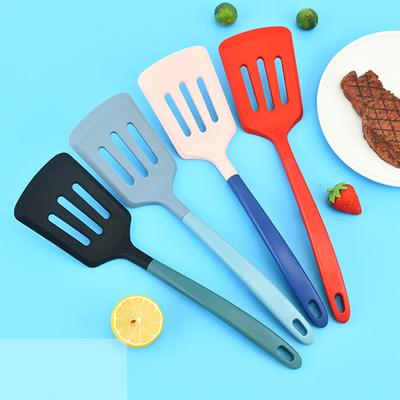 33cm Veľké silikónové obracačky v škandinávskom štýle, špachtľa na vajcia, ryby, vyprážanie, steaky, na odkvapkávanie oleja, domáce kuchynské náčinie na varenie