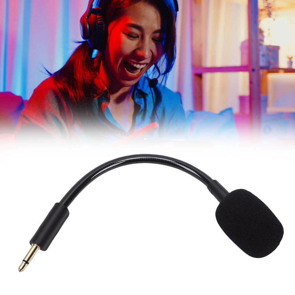 VBESTLIFE Replacement Microphone Kraken V3 Wired USB Gaming Headset Clear Sound Noise Cancelling Boom Microphone with Plug 3.5mm Gold-Plated