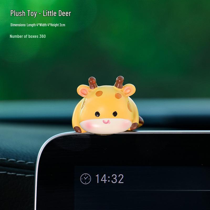 Cute Cartoon Animal Car Console Ornament & Screen Decoration