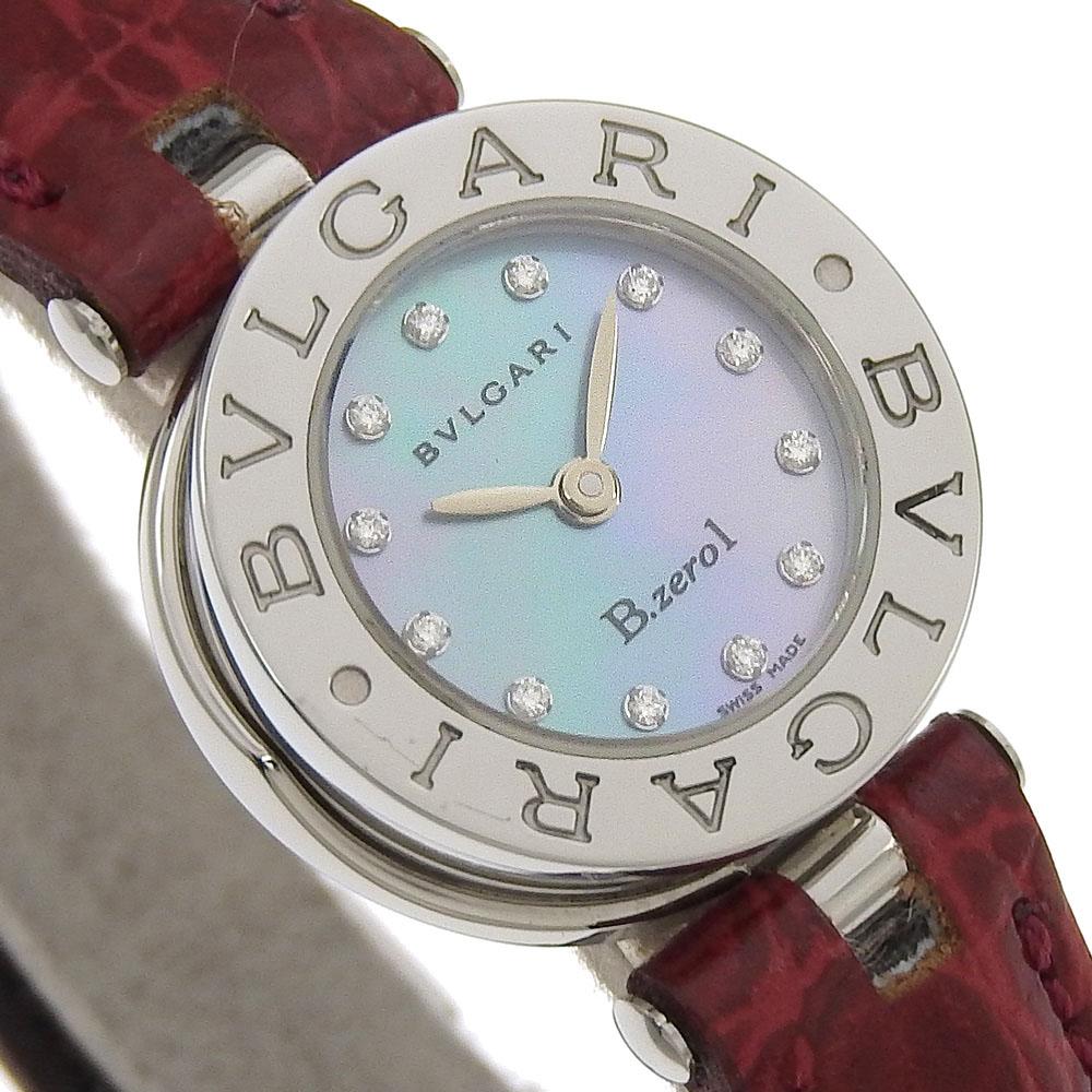 BVLGARI B-zero1 Watches BZ22S Be zero one Blue shellDial Stainless Steel Quartz Analog display Women Used