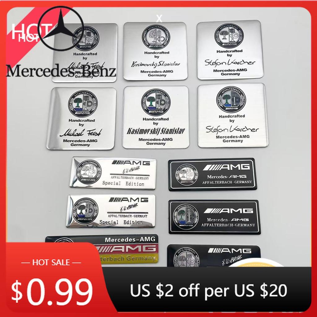 Autoaufkleber Für Benz Auto Motore Auto AFFALTERBACH Emblem Aufkleber Zubehör Für Mercedes Benz AMG Brabus Maybach C200L E300L GL