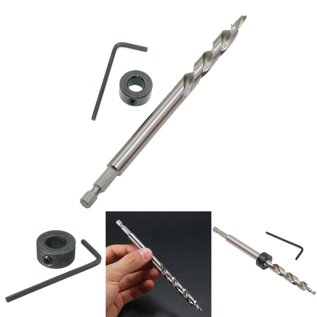 High-speed Steel 1pcs Twist Step Drill Bits Pocket Hole Jig Guide Hand Tools Set For Durable Performance