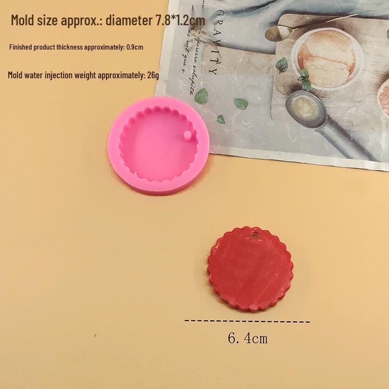 

Круглая пентаграмма, подвесная бирка, силиконовая форма для DIY ароматерапии и мыла