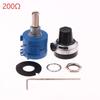 1Set 3590S Precision Multiturn Potentiometer Kit - 10 Ring Adjustable Resistor + Rotary Knob & Counting Dial