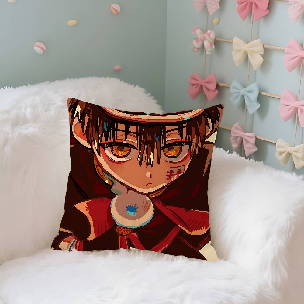 Cute HhanakoKkunS Kawaii Case Plush Fabric Soft Pillowcase Double Sided Print Cushion Cover Household Gifts