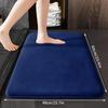 Anti-slip Water-absorbent Bathroom and Entrance Mat - Quick Dry, Solid Color