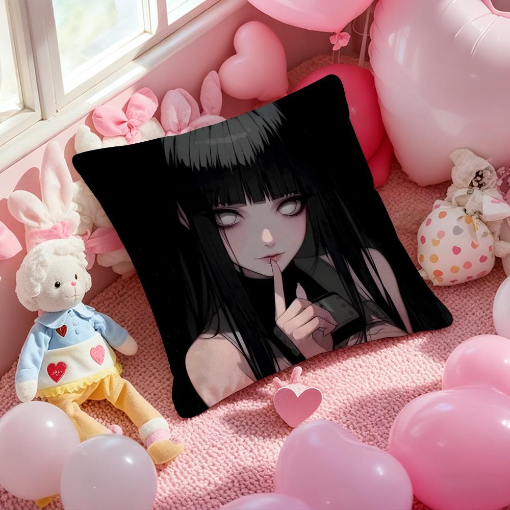 Cool HHyuga HHinata Pillow Case Soft Plush Fabric DoubleSided Printed Cushion Cover Warm Winter Sofa Pillow Case