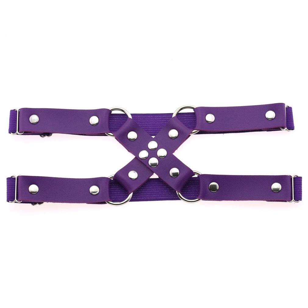 Fxcube New Goth Punk Leg Strap Garter Belt Pentagram Thigh Harness Women Girls Gothic Cosplay Accessories Harajuku Egirl Jewelry