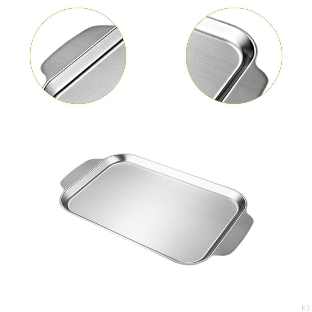 Sheet Pan with Handles Baking Tool Cookie for Kitchen Restaurant Party S