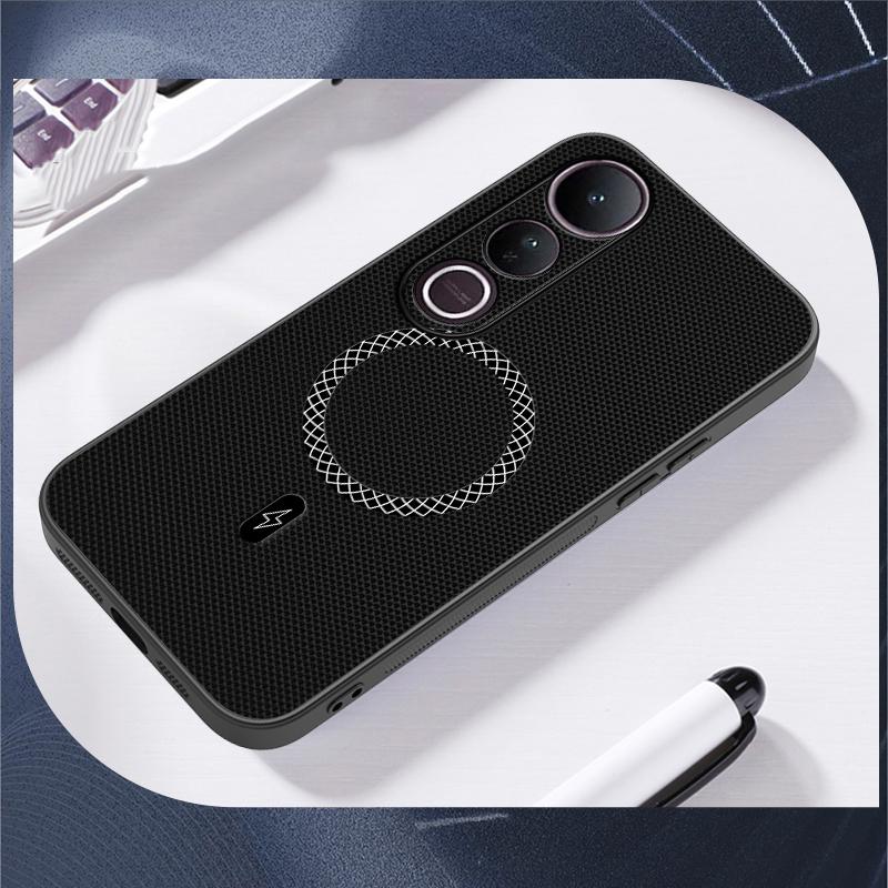 For Vivo V50 Business Style Magnetic Phone Case For VIVO V50 Lite Leather Texture Shockproof Protective Cover For Vivo V50 Shell